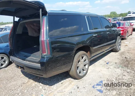 2016 Cadillac Escalade Esv Premium Collection z USA, uszkodzony, nr VIN 1GYS4JKJ1GR406488